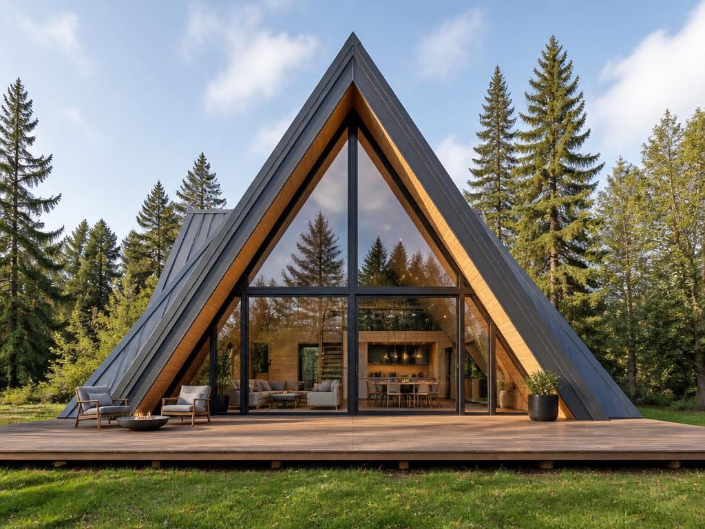 Estilo arquitetônico A-Frame Clássico