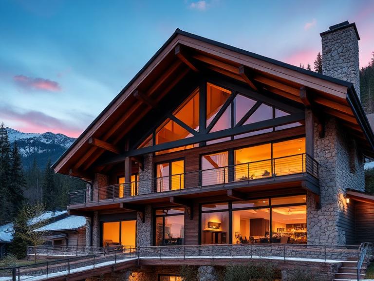 Estilo arquitetônico Alpino Contemporâneo